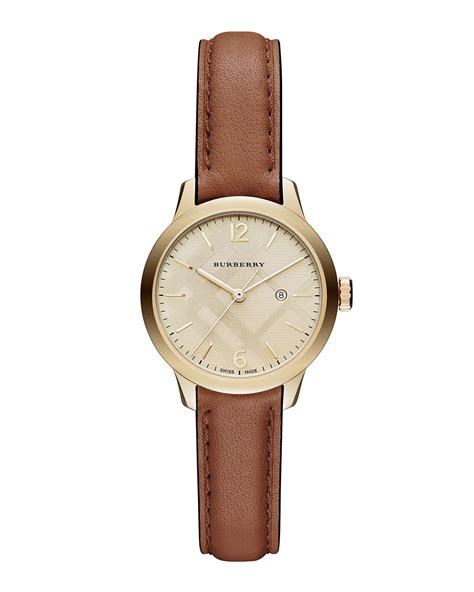 burberry tan watch|Burberry Ladies Watches .